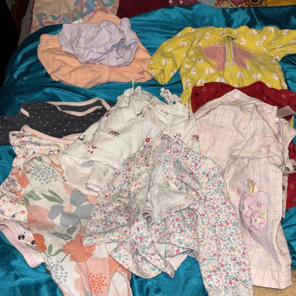 Child of Mine Carters bundle 0-3 months girls variety brands